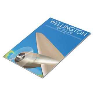 Wellington New Zealand Air poster Notepad