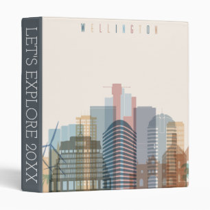 Wellington, New Zealand   City Skyline Binder