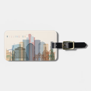 Wellington, New Zealand   City Skyline Luggage Tag
