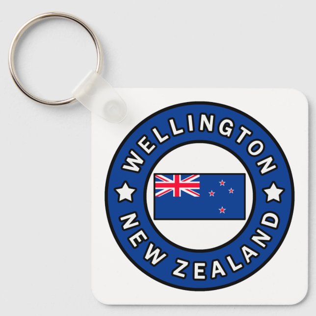 Wellington New Zealand Keychain (Front)