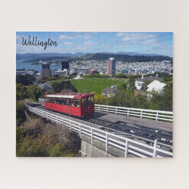 wellington nz cable car jigsaw puzzle (Horizontal)