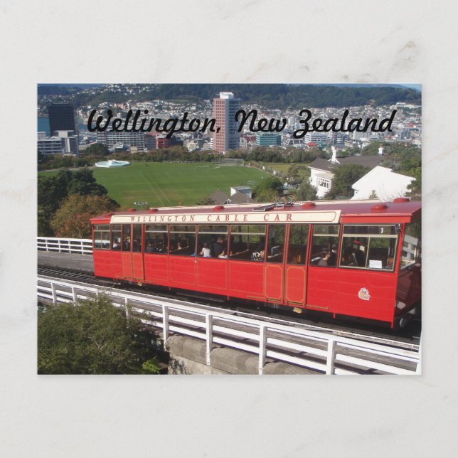 Wellinton cable car postcard (Front)