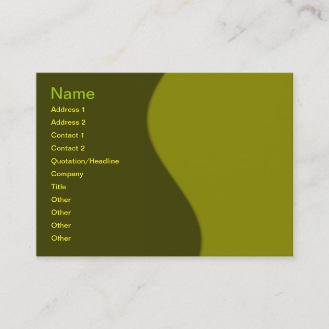 Wellness Business Card (Front)