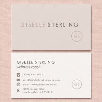 Wellness Coach Blush Pink Minimalist Luxury