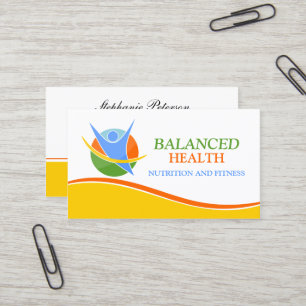 Wellness Coach Business Card