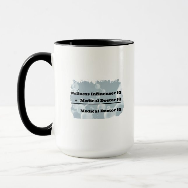 Wellness Plus Doctor IQ Equation Mug (Left)