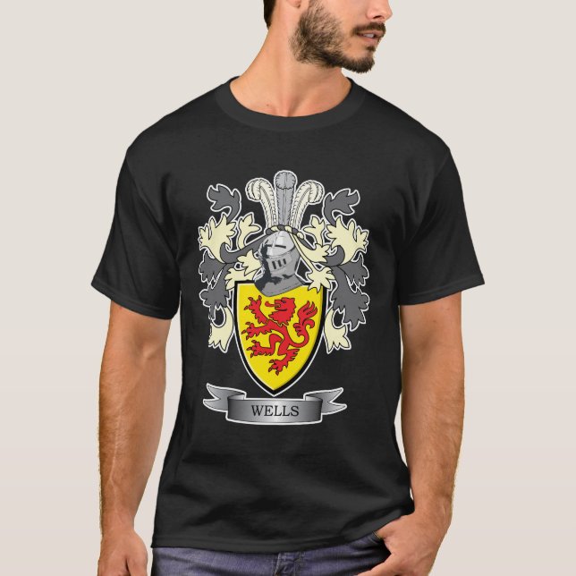 Wells Coat of Arms T-Shirt (Front)