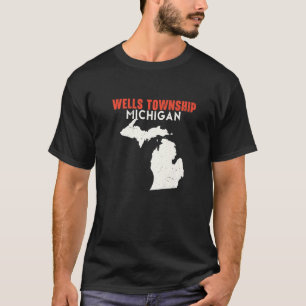 Wells township Michigan USA State America Travel M T-Shirt