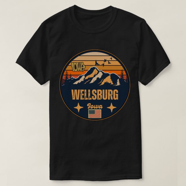 Wellsburg, Iowa T-Shirt (Design Front)