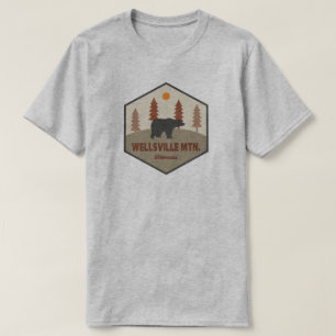 Wellsville Mountain Wilderness Utah Bear T-Shirt