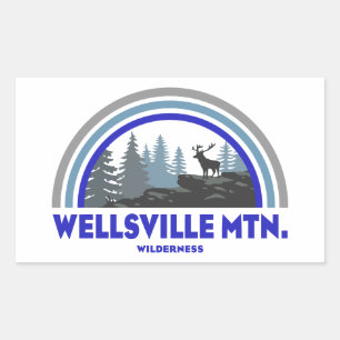 Wellsville Mountain Wilderness Utah Rainbow Deer Sticker