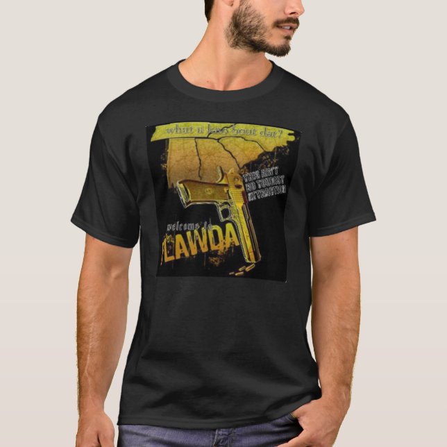 welome to flawda t-shirt (Front)