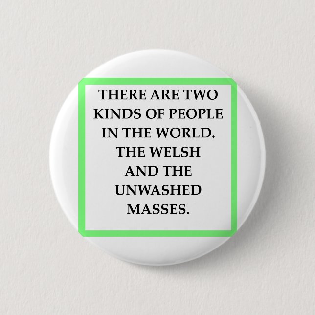 WELSH 2 INCH ROUND BUTTON (Front)