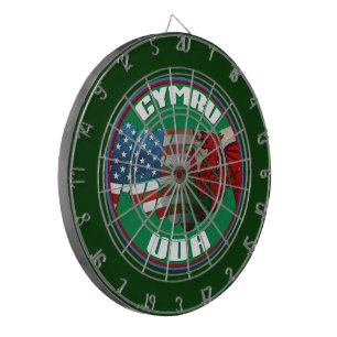 Welsh American USA Wales Dartboard