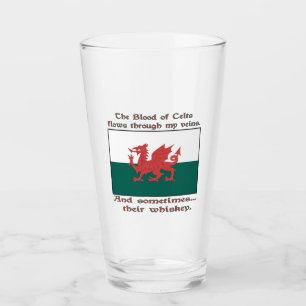 Welsh Blood of Celts Flows Veins Sometimes Whiskey Glass
