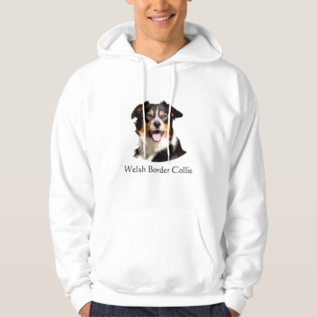 Welsh Border Collie Hoodie (Front)