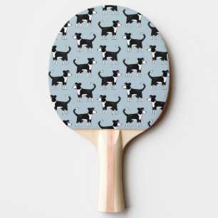 Welsh Border Collie Sheepdog Pattern Ping Pong Paddle