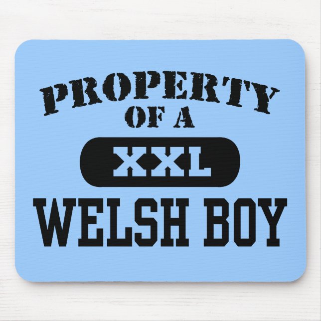 Welsh Boy Mouse Pad (Front)