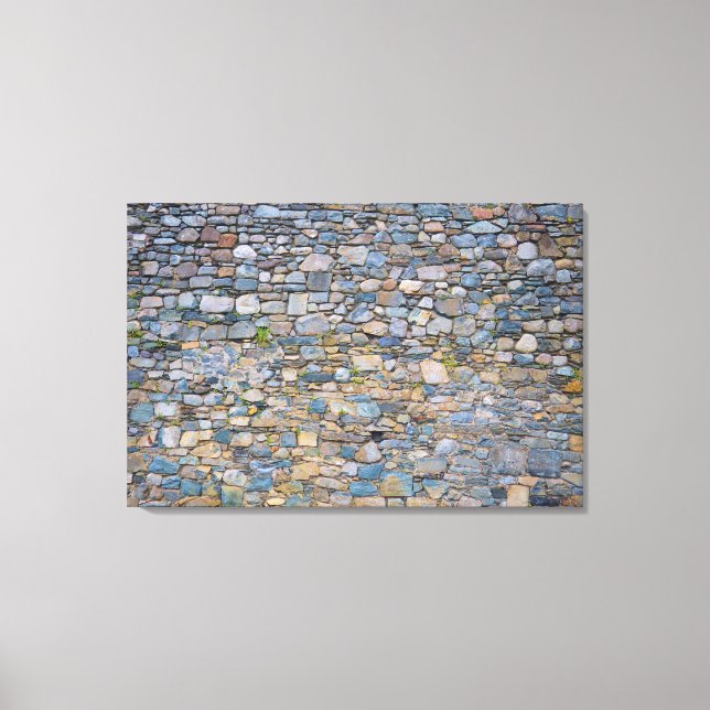 WELSH CASTLE WALL 24x36 Canvas Print (Front)