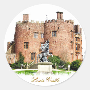WELSH CASTLES CLASSIC ROUND STICKER