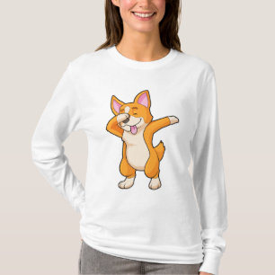 Welsh Corgi at Hip Hop Dance Dab T-Shirt