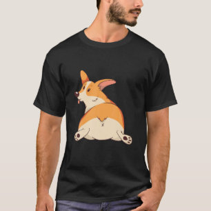 Welsh Corgi Butt Kawaii Cartoon Cute Animal Dog Lo T-Shirt