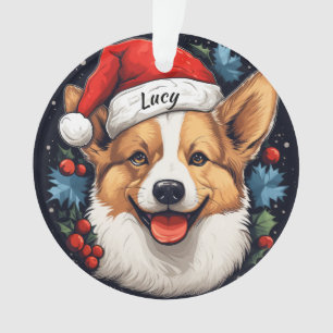 Welsh Corgi Custom Christmas Ornament