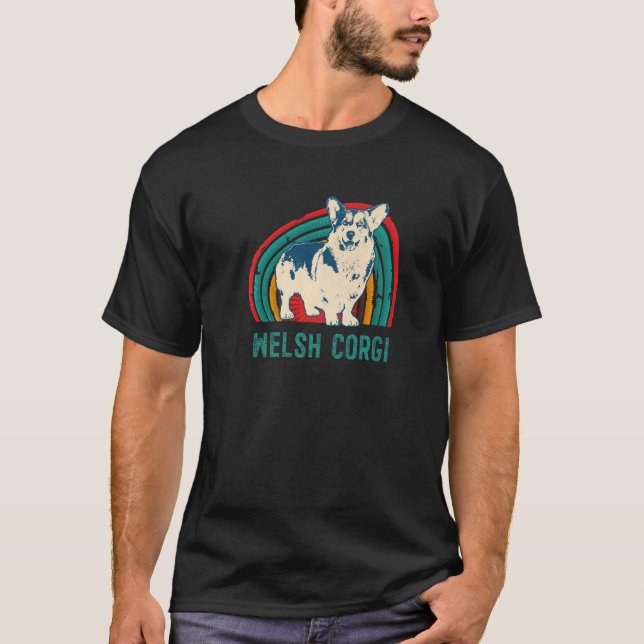 Welsh Corgi Dog Breed  88 T-Shirt (Front)