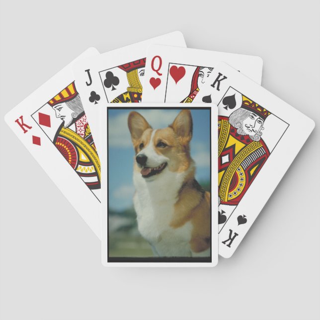Welsh Corgi Dog Playing Cards (Back)