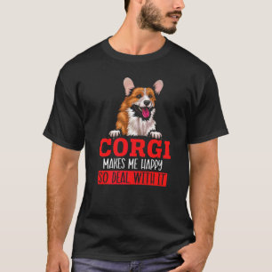 Welsh Corgi Dog Puppy Owner Corgi Breeder Pup 2 T-Shirt