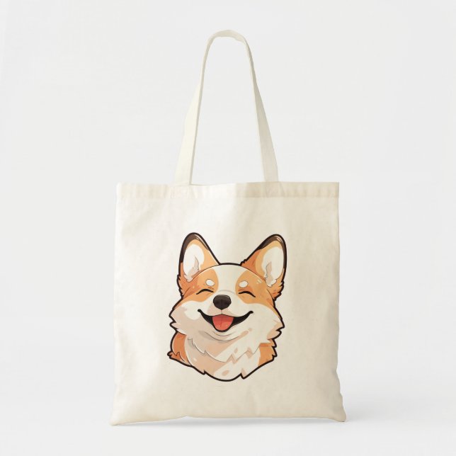 Welsh Corgi dog Tote Bag (Front)