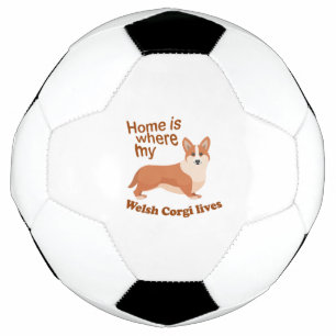 Welsh Corgi Home Soccer Ball