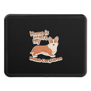 Welsh Corgi Home Trailer Hitch Cover
