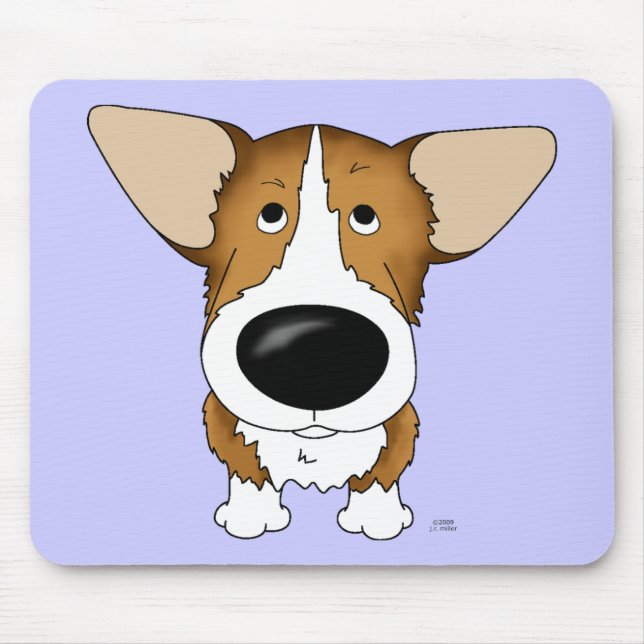 Welsh Corgi Mousepad (Front)