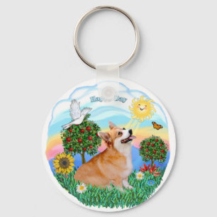 Welsh Corgi (Pembroke 7b) Keychain