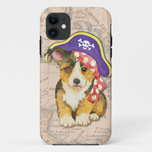 Welsh Corgi Pirate iPhone 11 Case