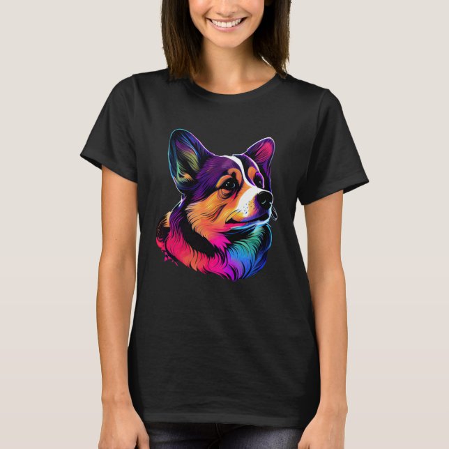 Welsh Corgi Pop Pembroke Welsh Corgi T-Shirt (Front)