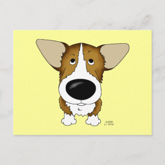Welsh Corgi Postcard