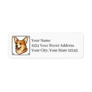 Welsh Corgi Return Address Labels