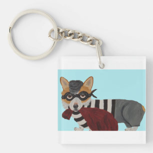  Welsh Corgi Treat Thief Burglar Keychain