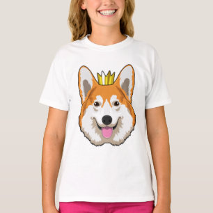 Welsh Corgi with Crown T-Shirt