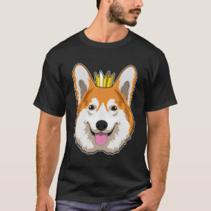 Welsh Corgi with Crown T-Shirt