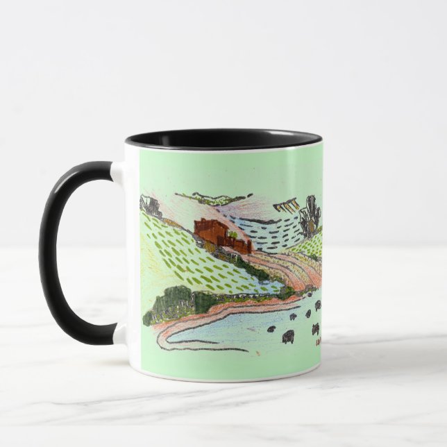 Welsh Countryside Mug (Left)