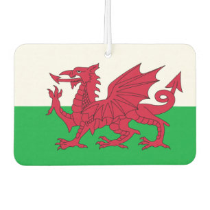 Welsh dragon flag air freshener