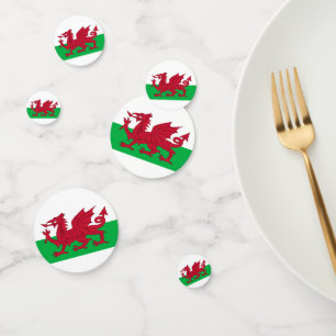 Welsh Dragon ~ Flag of Wales Confetti