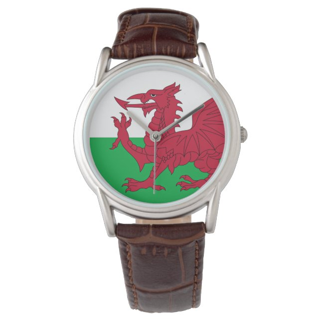 Welsh Dragon ~ Flag of Wales Watch (Front)