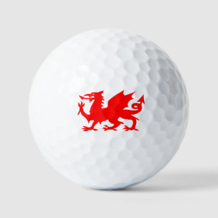 Welsh Dragon Flag, Wales Dragon Flag, England Golf Balls