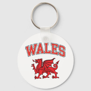 Welsh Dragon Keychain