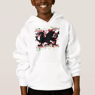 Welsh Dragon Kid's Hoodie Sweatshirt