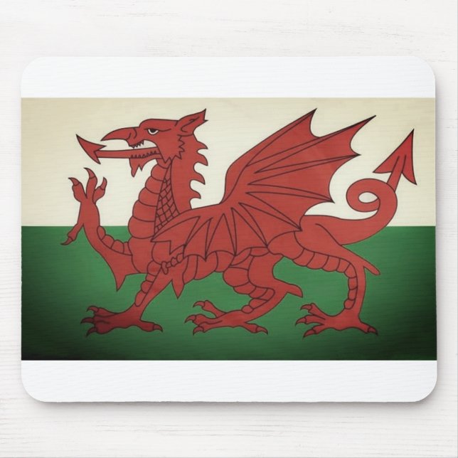 Welsh Dragon mousepad (Front)